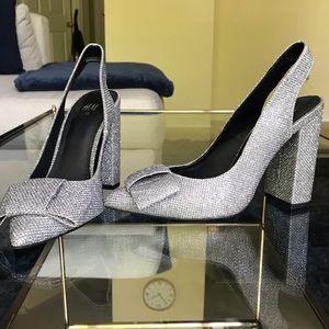 H&M glitter pumps